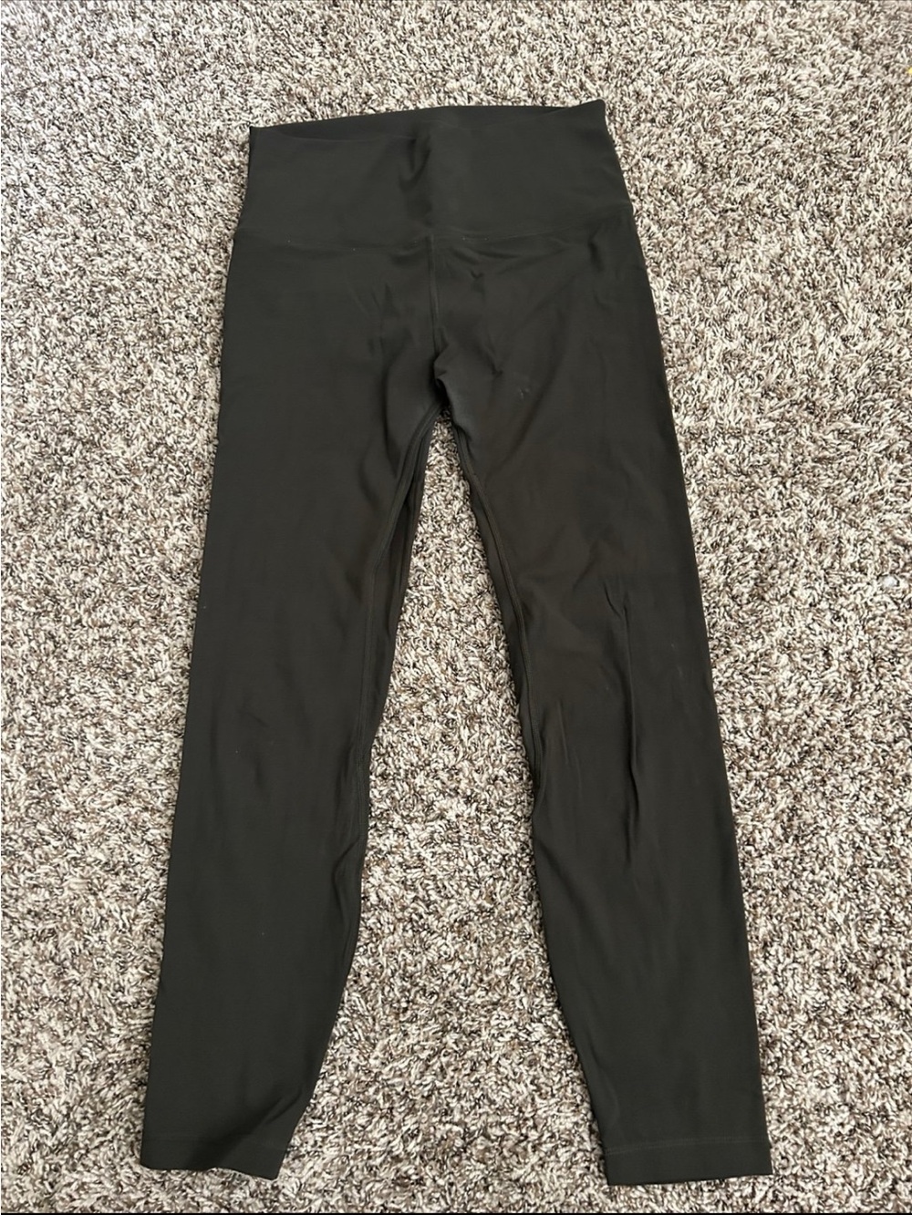 High Waist Dark Green Leggings